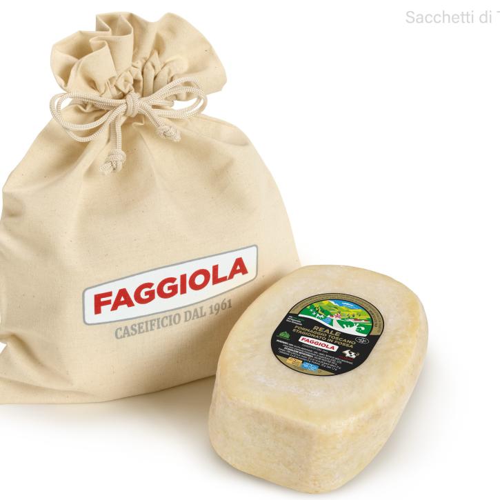 Sacchetto in cotone ecologico per formaggi